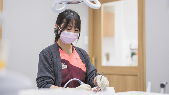 歯科衛生士の業務風景